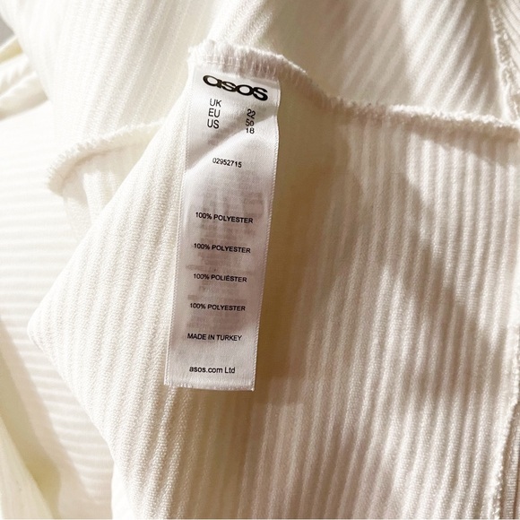 Asos Curve Women’s Top 3/4 Sleeve Shirt  Ribbed Size 18. - Picture 7 of 7